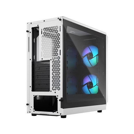 Fractal Design | Focus 2 | Side window | RGB White TG Clear Tint | Midi Tower | Power supply included No | ATX - 10